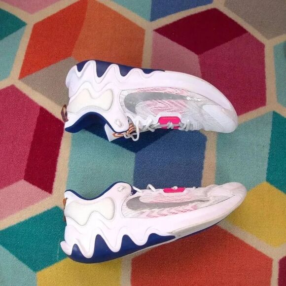 Nike Giannis‎ Immortality 2  (White/Multi-Color-DEEP Roy), Size 16 - Picture 6 of 7